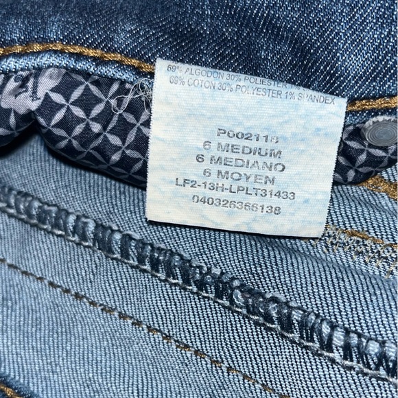 LEE Platinum Label Women’s Mid Rise Boot Cut Denim Jeans. Sz 6 medium. (32X32) - Picture 7 of 8